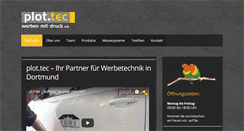 Desktop Screenshot of plot-tec.de